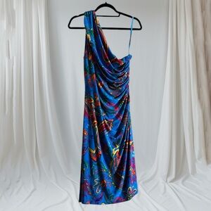 NWOT Lauren Ralph Lauren One Shoulder Dress